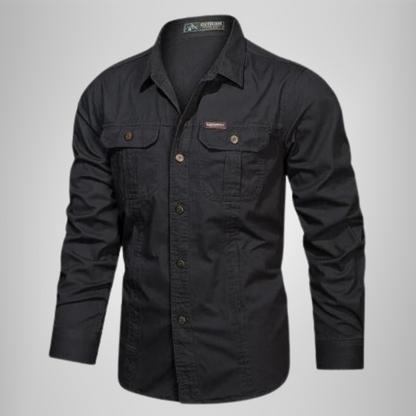 Bertram - Chemise cargo pour hommes