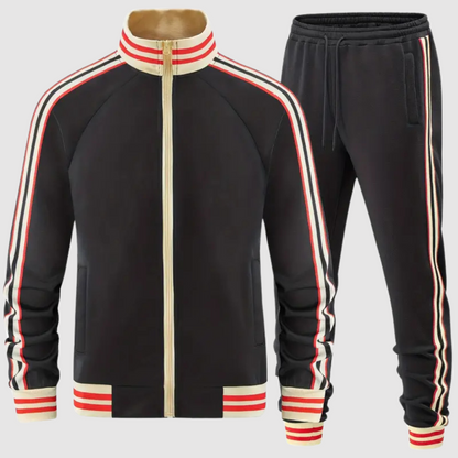 Oscar - Ensemble survêtement rayé et pantalon de sport pour hommes
