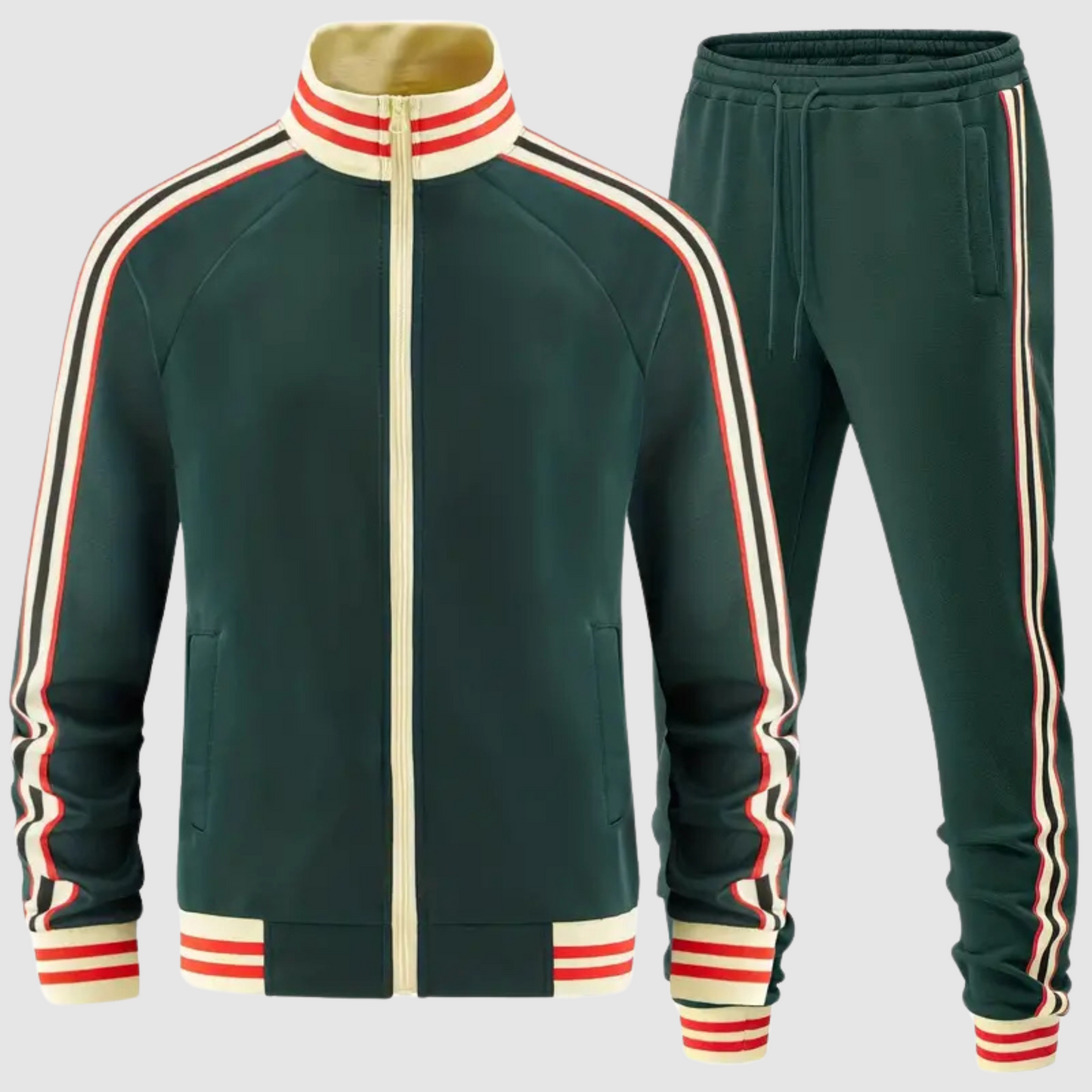 Oscar - Ensemble survêtement rayé et pantalon de sport pour hommes