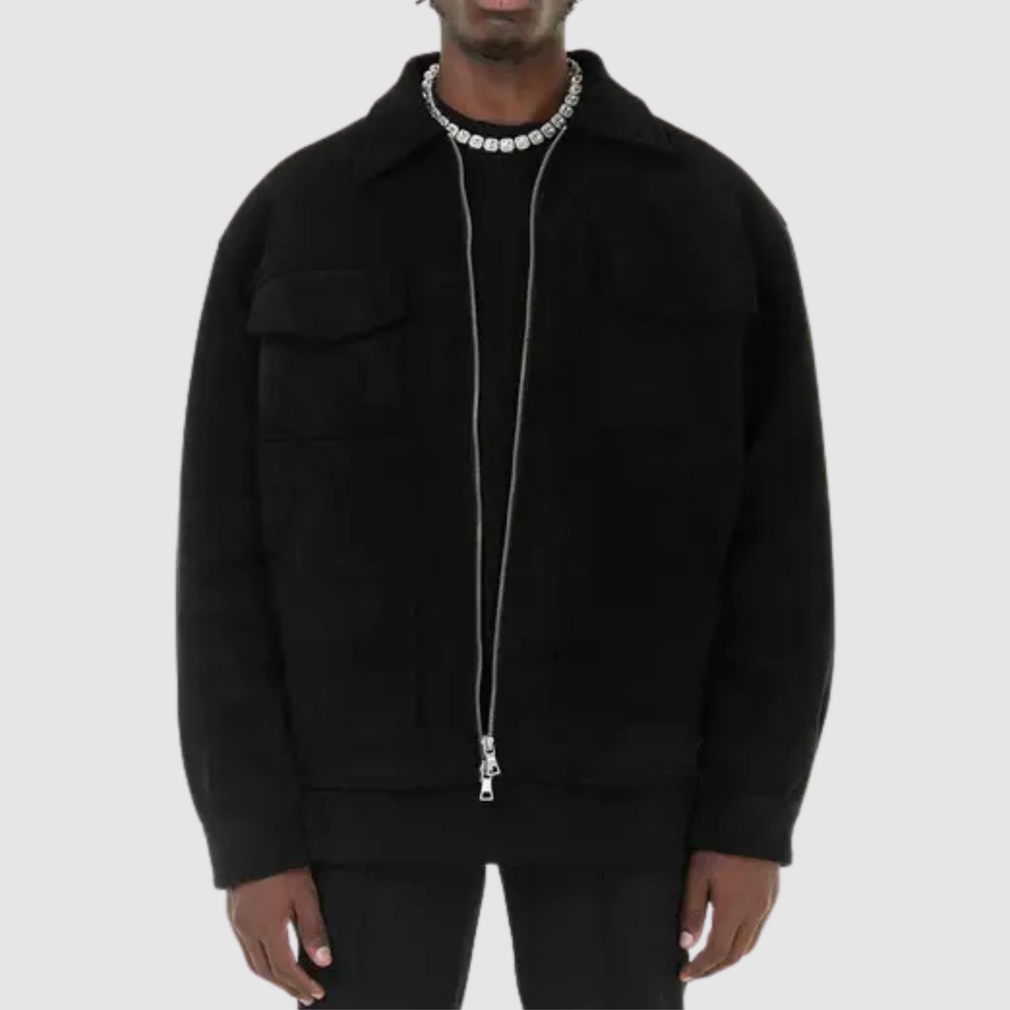 Lionel - Veste de ville classique en daim