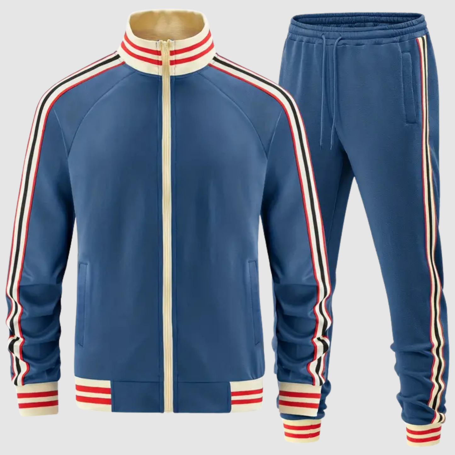 Oscar - Ensemble survêtement rayé et pantalon de sport pour hommes