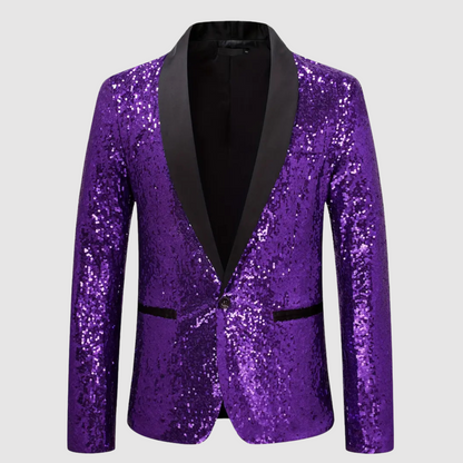 Veste Blazer à Paillettes Pour Hommes