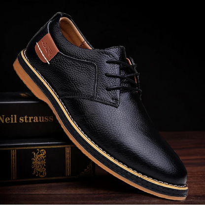 David - Véritables chaussures en cuir pour hommes