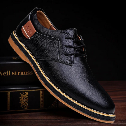 David - Véritables chaussures en cuir pour hommes
