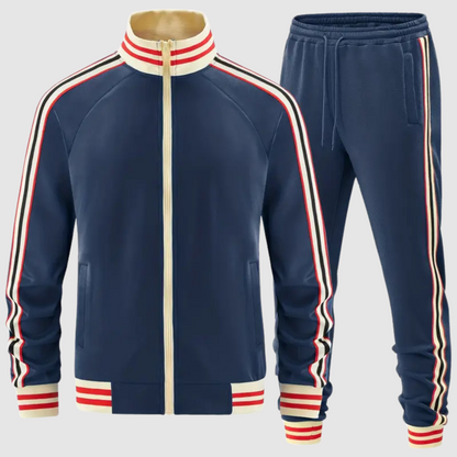 Oscar - Ensemble survêtement rayé et pantalon de sport pour hommes