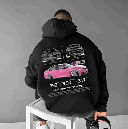 Jace - Le sweat à capuche Racing surdimensionné