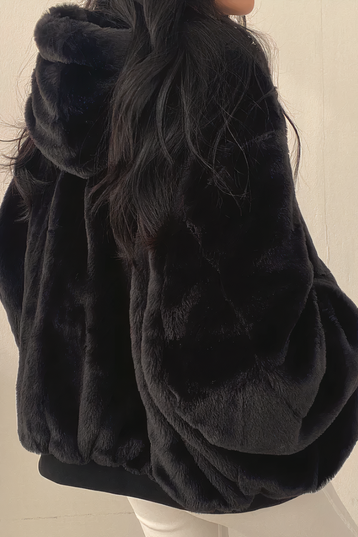 Manteau d'hiver avec capuche en cachemire - Vesper