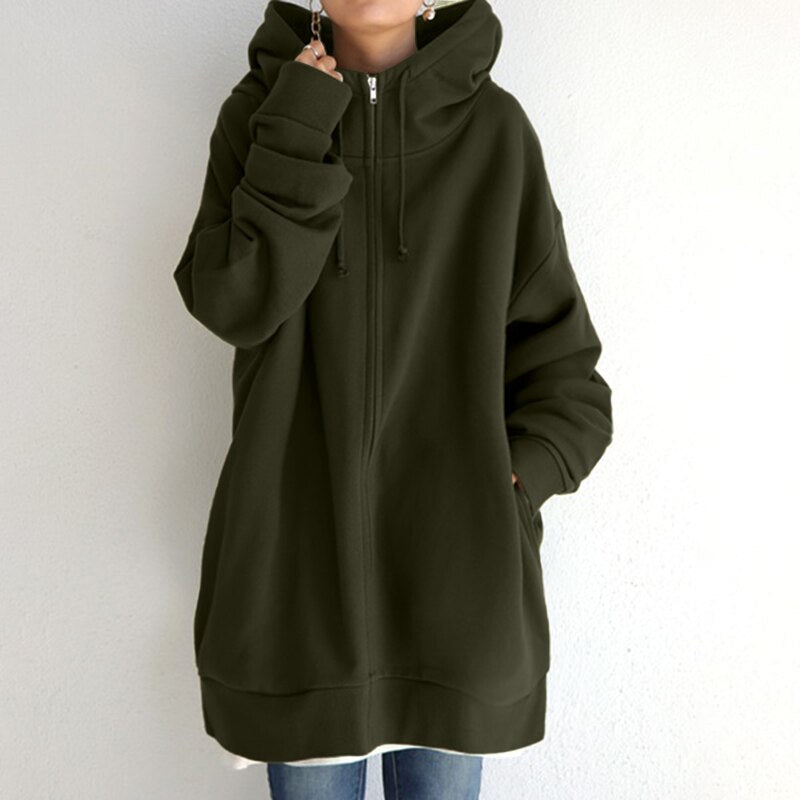 Sweat à capuche oversize pour l'hiver - Cassandra