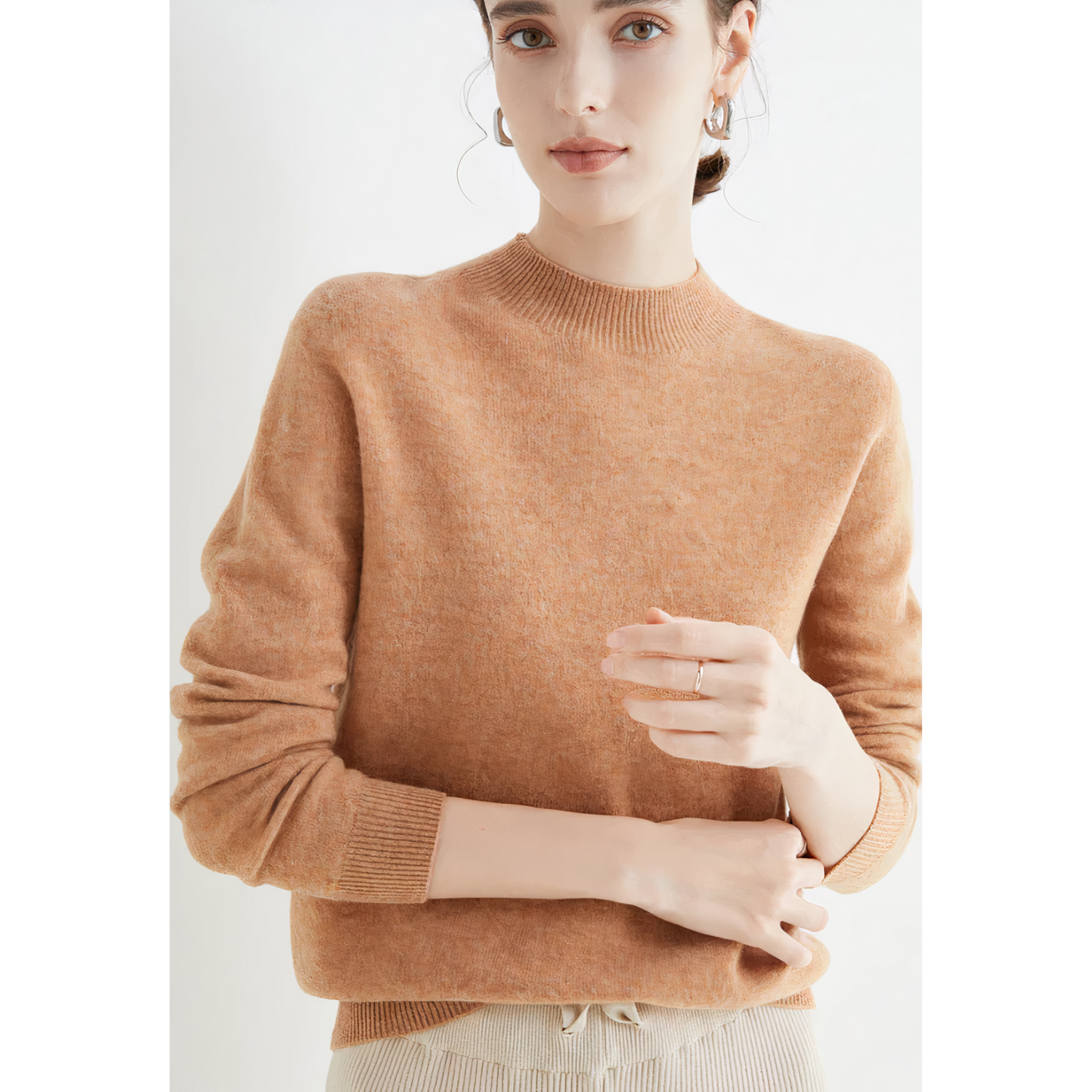 Yelena - Pull tricoté en cachemire