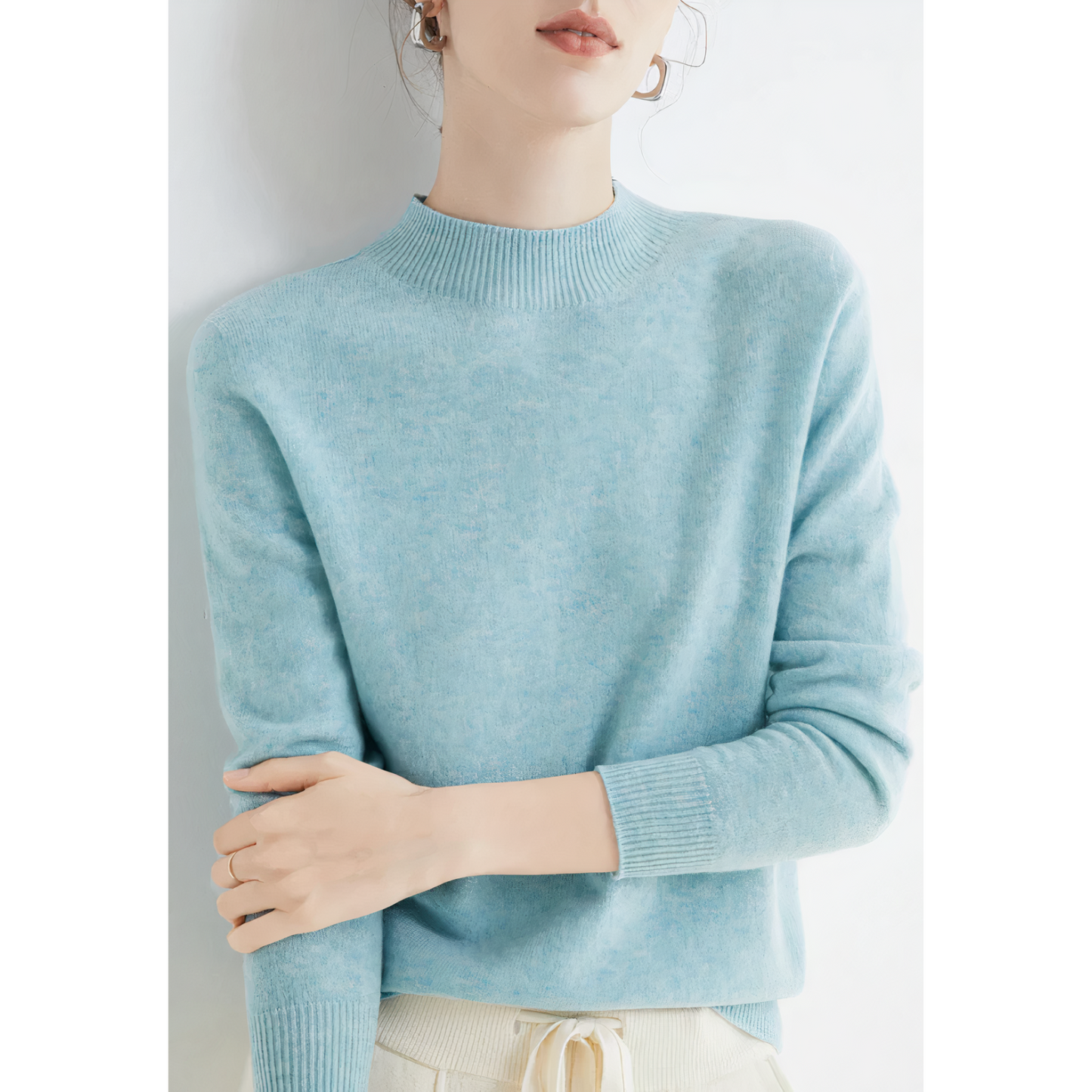 Yelena - Pull tricoté en cachemire