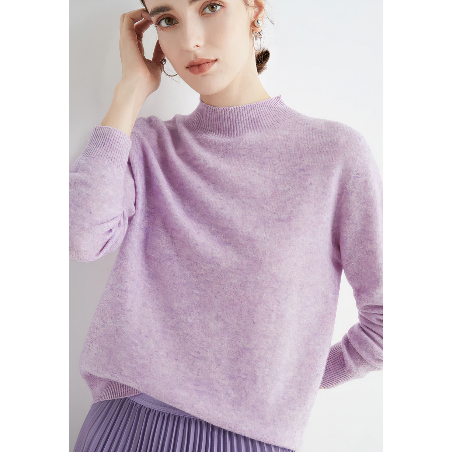 Yelena - Pull tricoté en cachemire