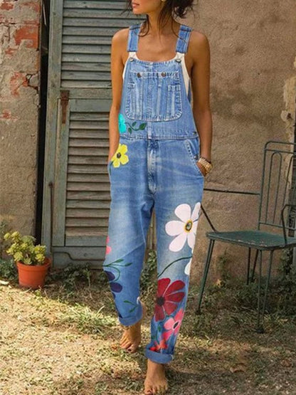 Celestia - Combinaison en denim sans manches