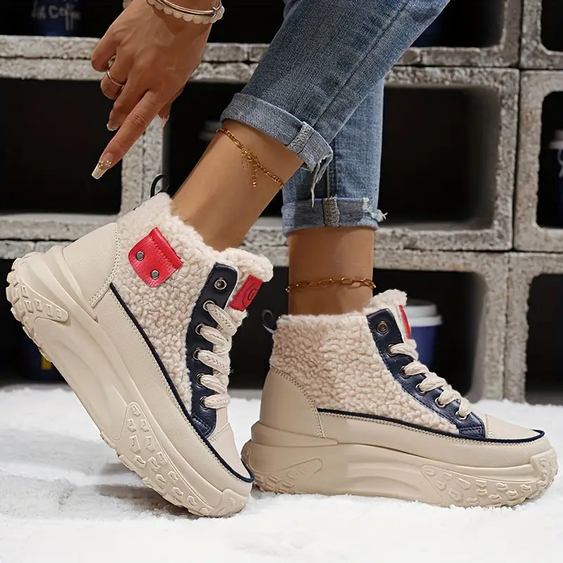 Nicolette – Bottes de neige en velours
