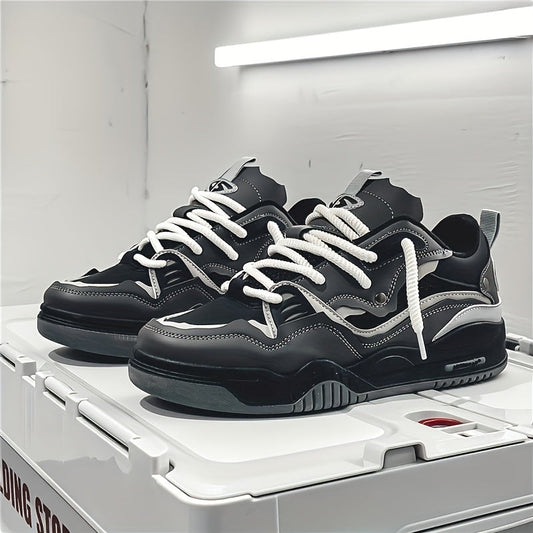 Hanz - Chaussures de sport décontractées à motif géométrique