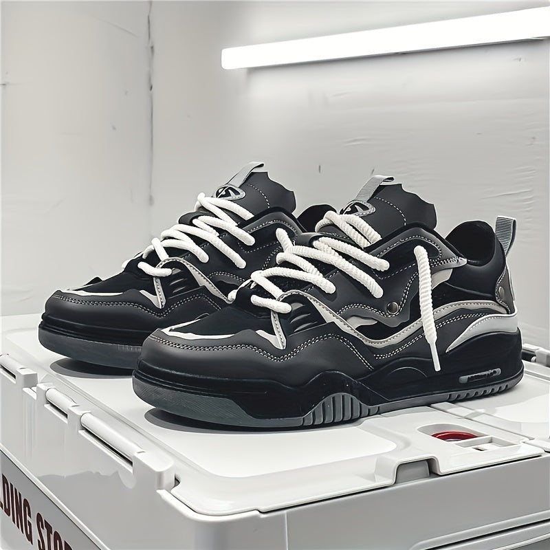 Hanz - Chaussures de sport décontractées à motif géométrique