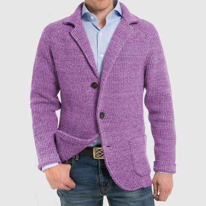Lois - Elegante giacca da uomo con maniche lunghe e tasche con patta