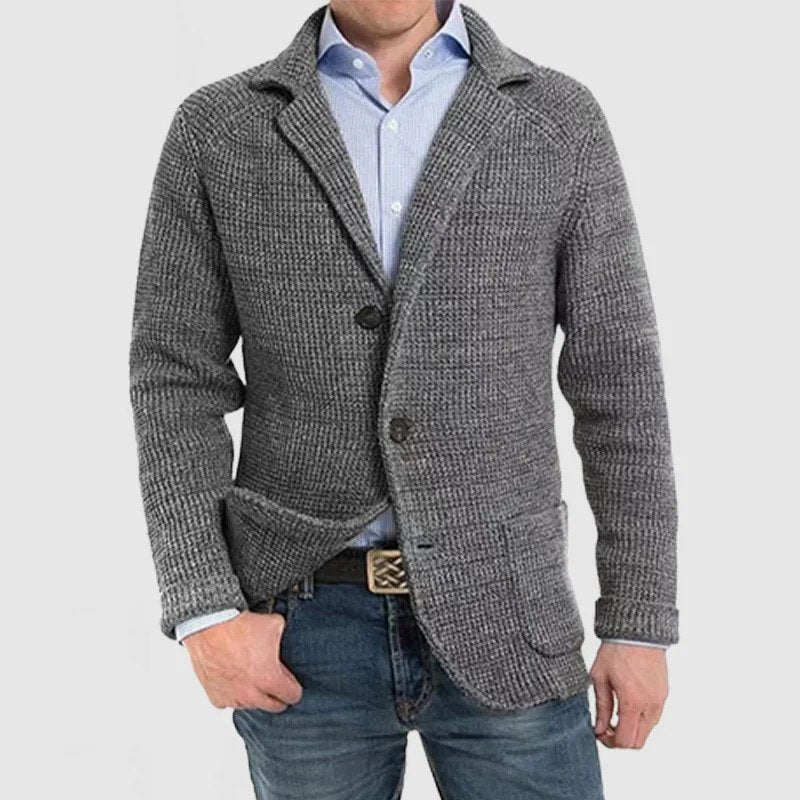 Lois - Elegante giacca da uomo con maniche lunghe e tasche con patta