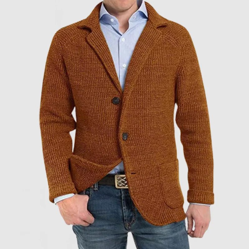 Lois - Elegante giacca da uomo con maniche lunghe e tasche con patta