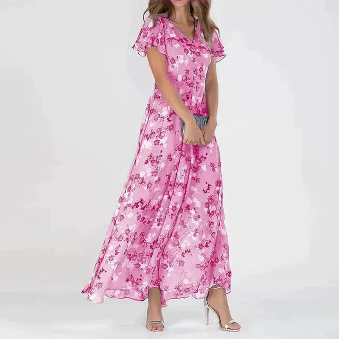 Josephine - Longue robe d'été à motifs floraux