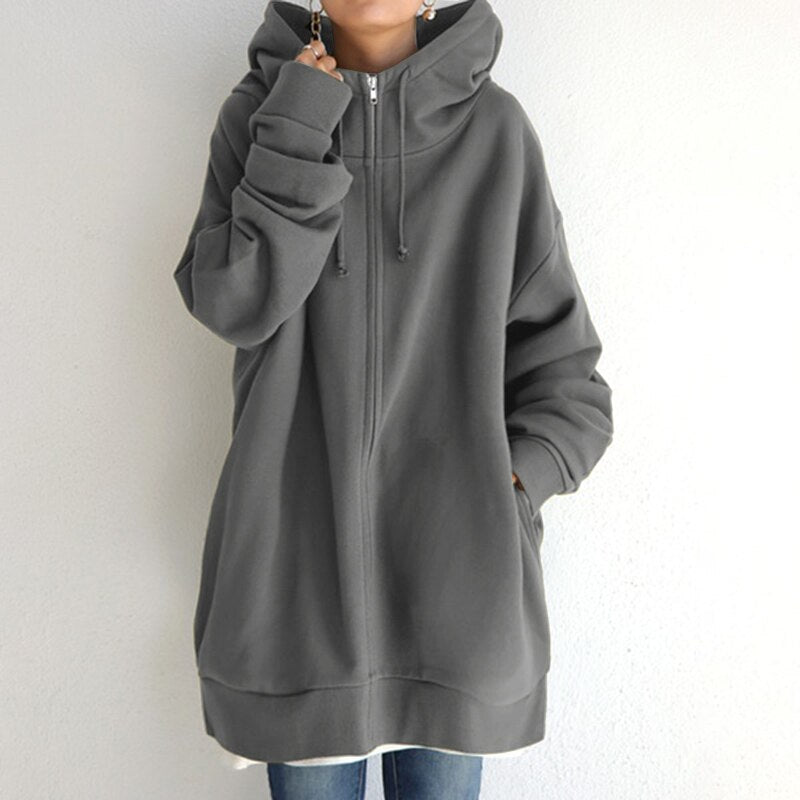 Sweat à capuche oversize pour l'hiver - Cassandra
