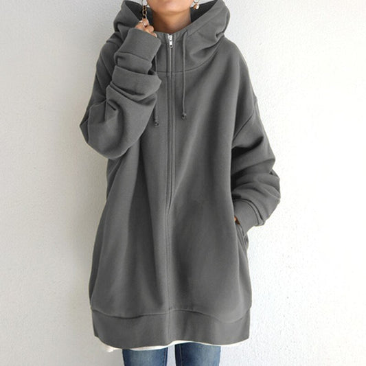 Sweat à capuche oversize pour l'hiver - Cassandra