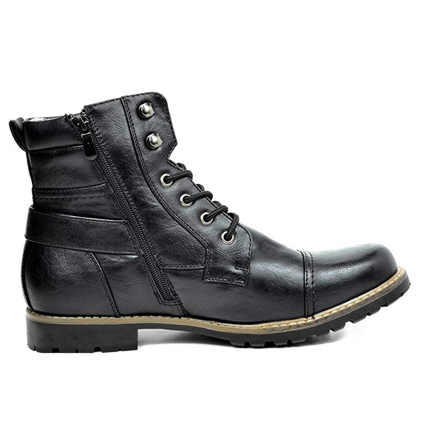 Bottes de moto en cuir véritable - Rhion