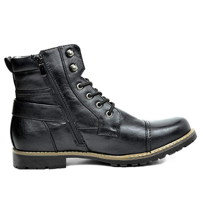 Bottes de moto en cuir véritable - Rhion