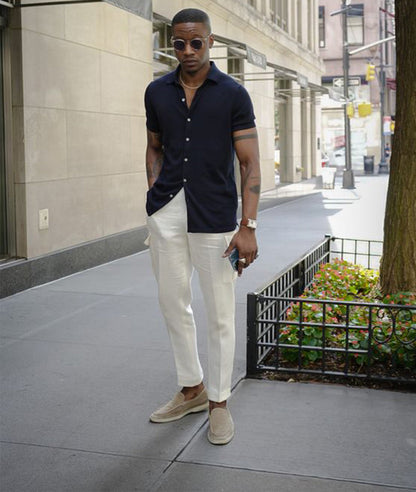 Gio - Moafer en cuir vintage pour hommes