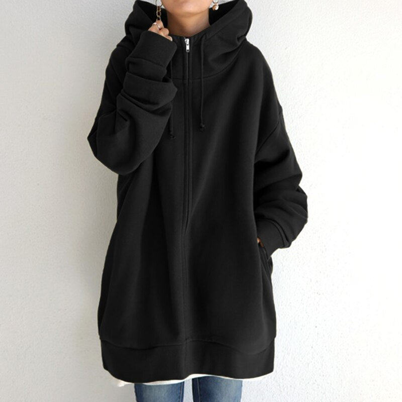 Sweat à capuche oversize pour l'hiver - Cassandra