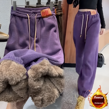 Lucienne | Pantalon de jogging doublé en polaire