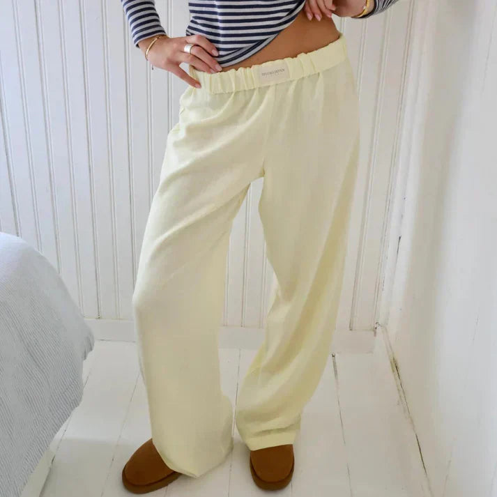 Samantha - Pantalons en lin