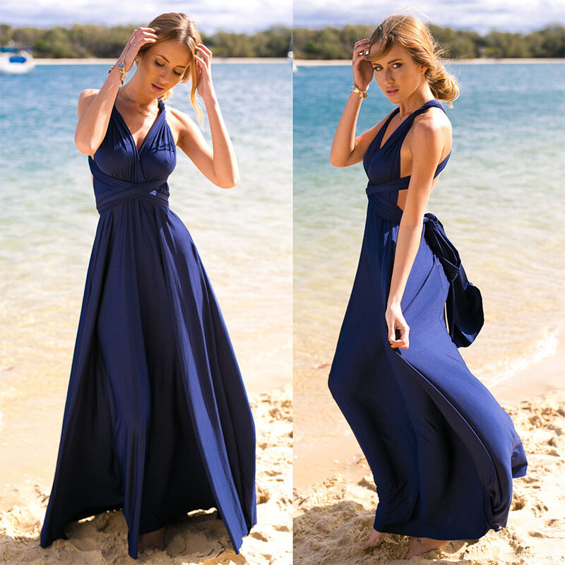 Diana - Robe à infini maxi-multicouche-convertible