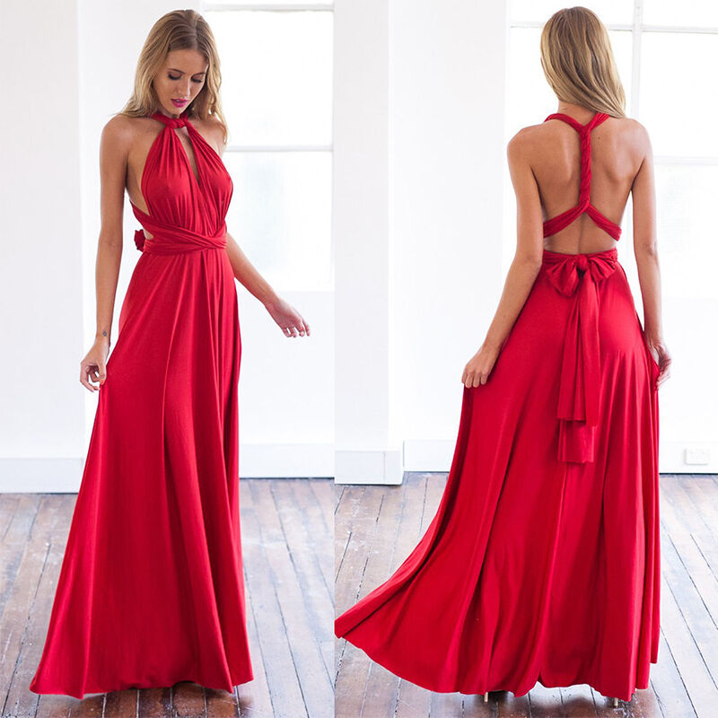 Diana - Robe à infini maxi-multicouche-convertible