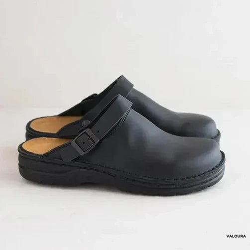 James - Pantoufles orthopédiques en cuir