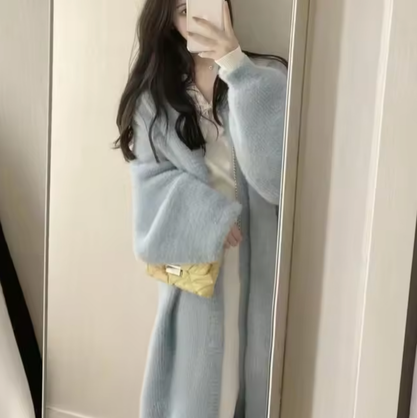 Yassi – Cardigan long en tricot de cachemire