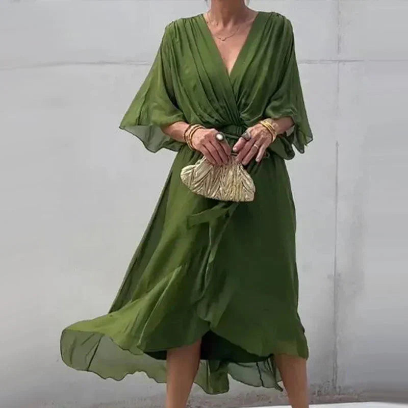 Amanda - Robe élégante avec décolleté en V