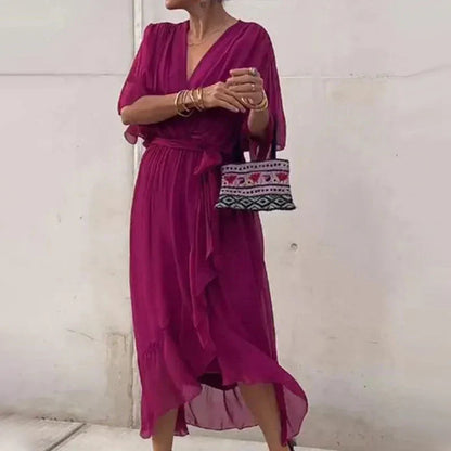 Amanda - Robe élégante avec décolleté en V
