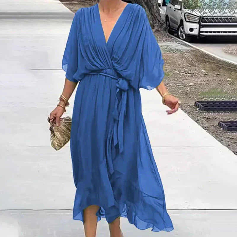 Amanda - Robe élégante avec décolleté en V