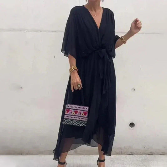 Amanda - Robe élégante avec décolleté en V