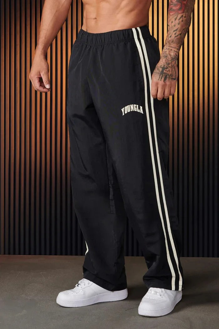 Bryan - Pantalon de sport pour hommes avec double bande imprimée
