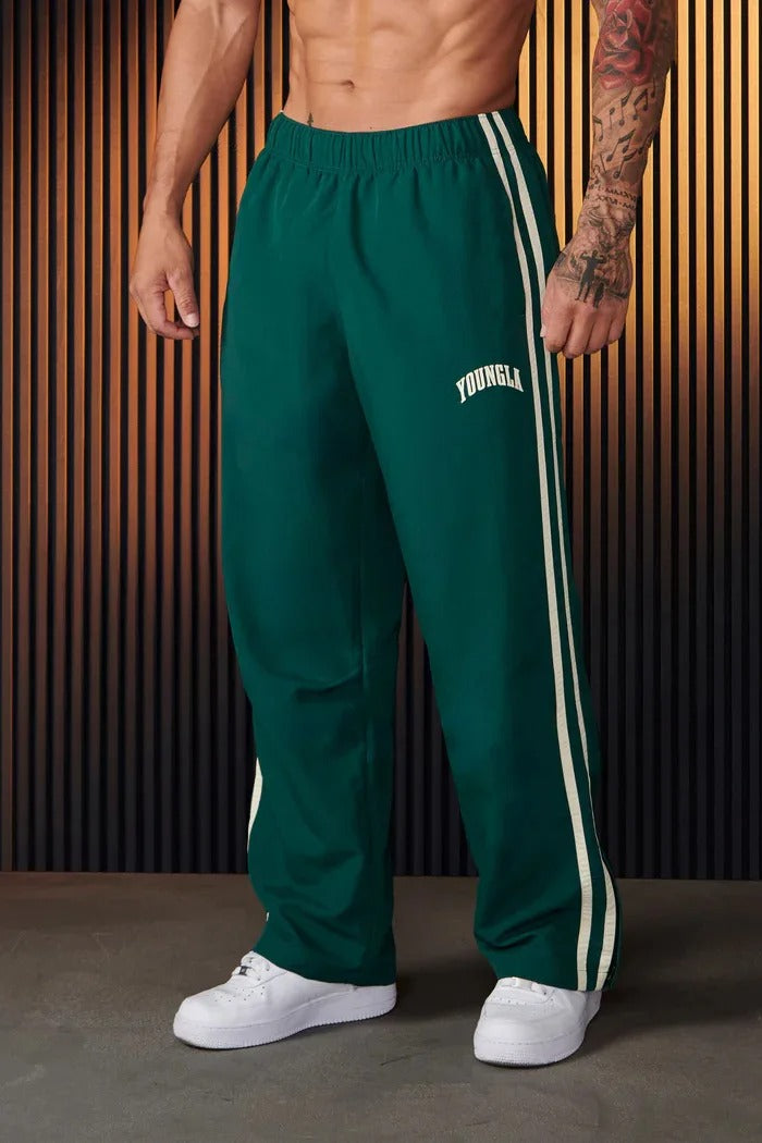 Bryan - Pantalon de sport pour hommes avec double bande imprimée