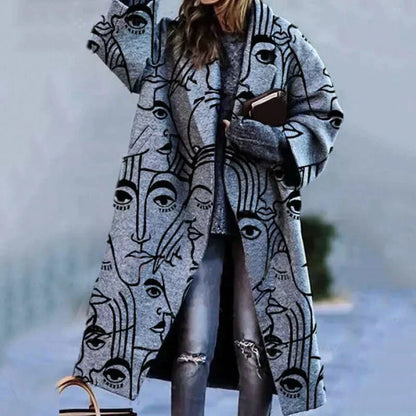 Dimity - Elégant manteau de laine surdimensionné