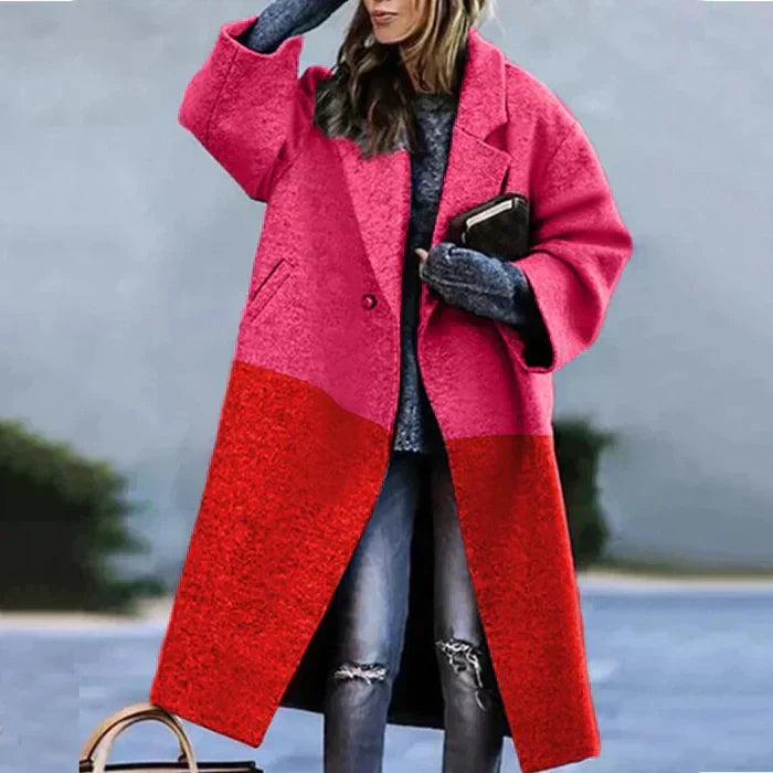 Dimity - Elégant manteau de laine surdimensionné