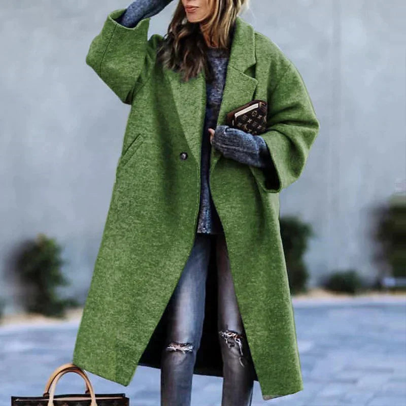 Dimity - Elégant manteau de laine surdimensionné