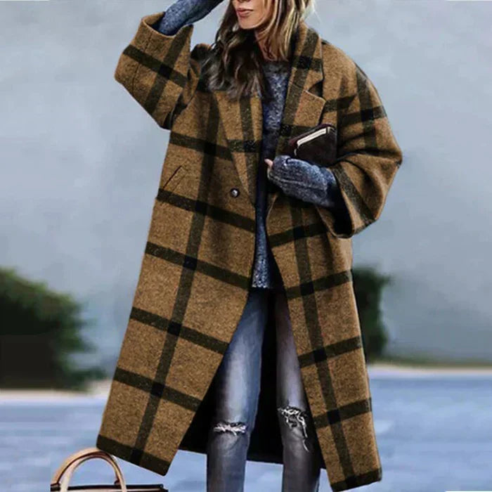Dimity - Elégant manteau de laine surdimensionné