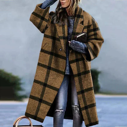 Dimity - Elégant manteau de laine surdimensionné