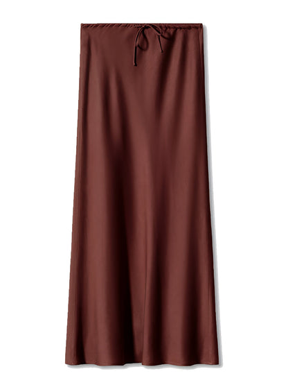 Mireille |  Jupes longues en satin pour femmes